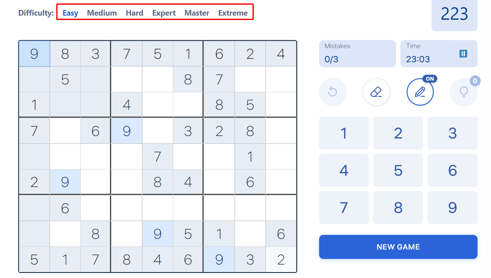 Giới thiệu trò chơi Sudoku