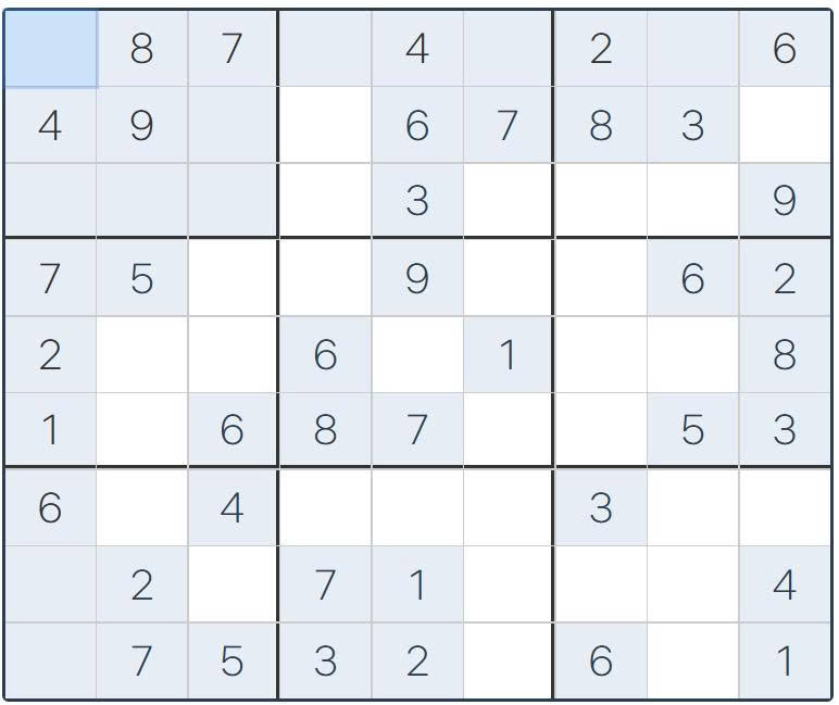 What is Sudoku? Learn about the mind game that attracts millions of players around the world 1 An example Sudoku board starts with a few given numbers, and the player must logically deduce the remaining ones.